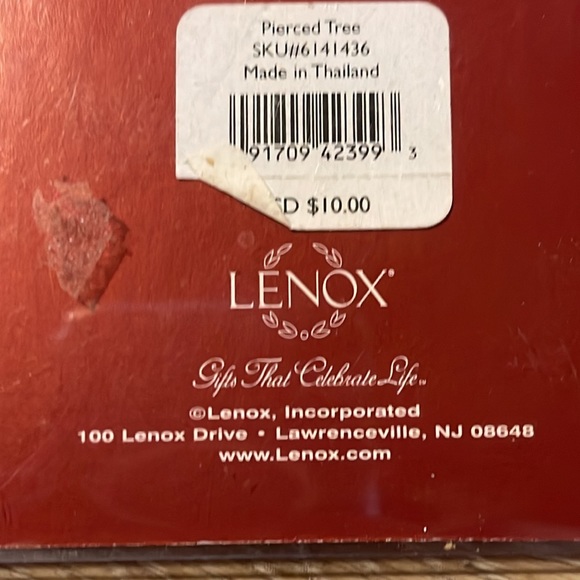 🎄Lenox Pierced Tree Ornament 🎄 - Picture 7 of 7
